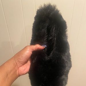 Brand new never worn Jeffrey Campbell faux fur black heels sz 9